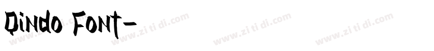 Qindo Font字体转换